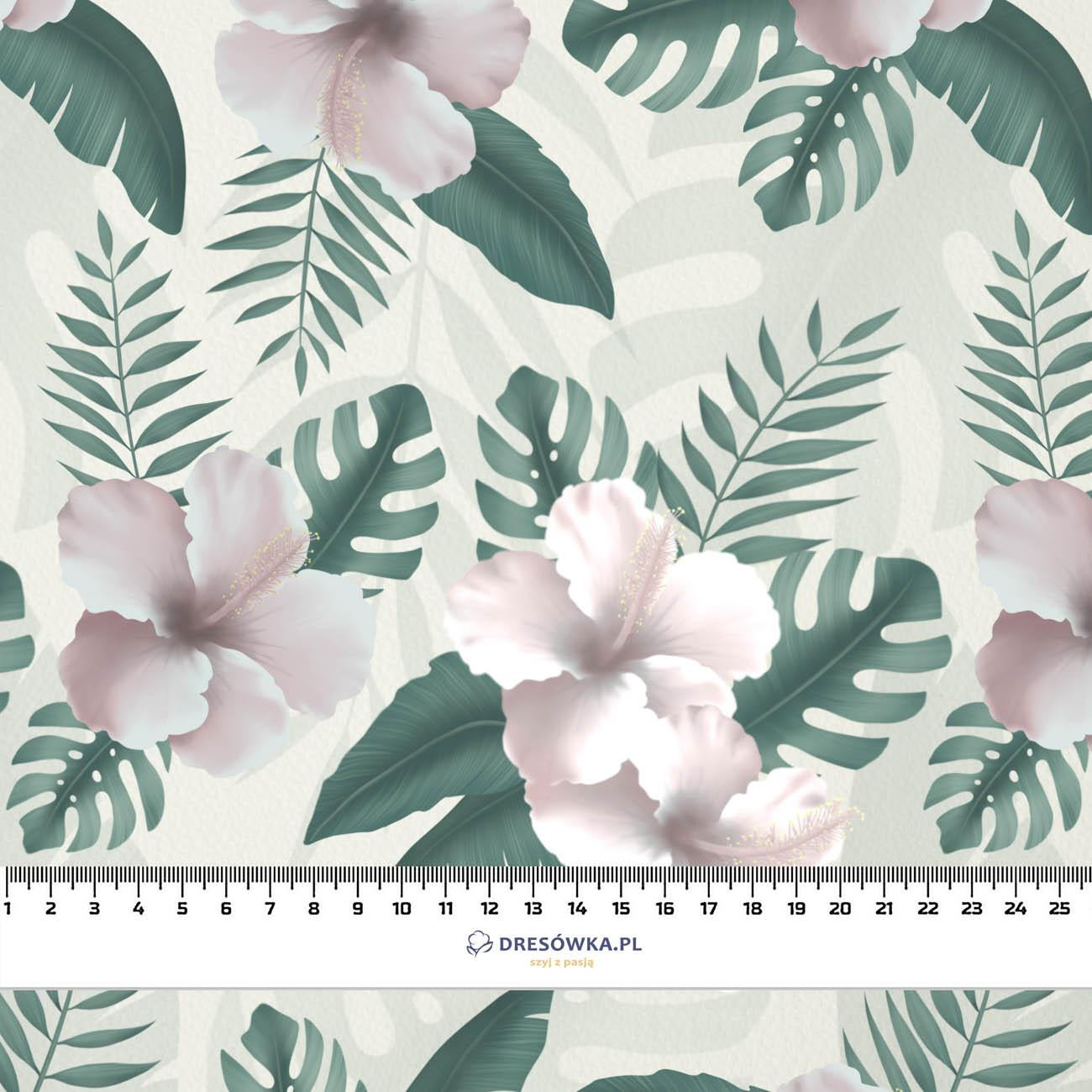 HIBISKUS Ms. 2 / weiß - Viskose Webware