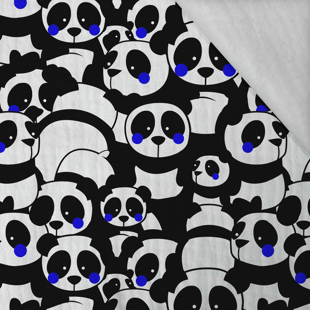 PANDAS / classic blue - Baumwoll Musselin