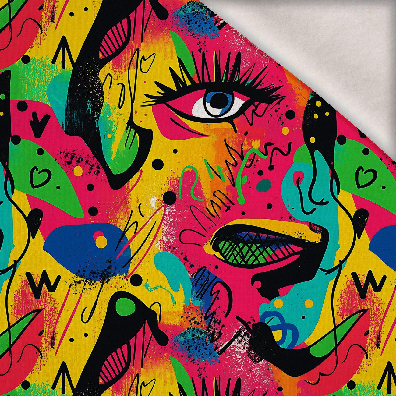 EYES WZ.4 - Wintersweat angeraut mit Elastan ITY