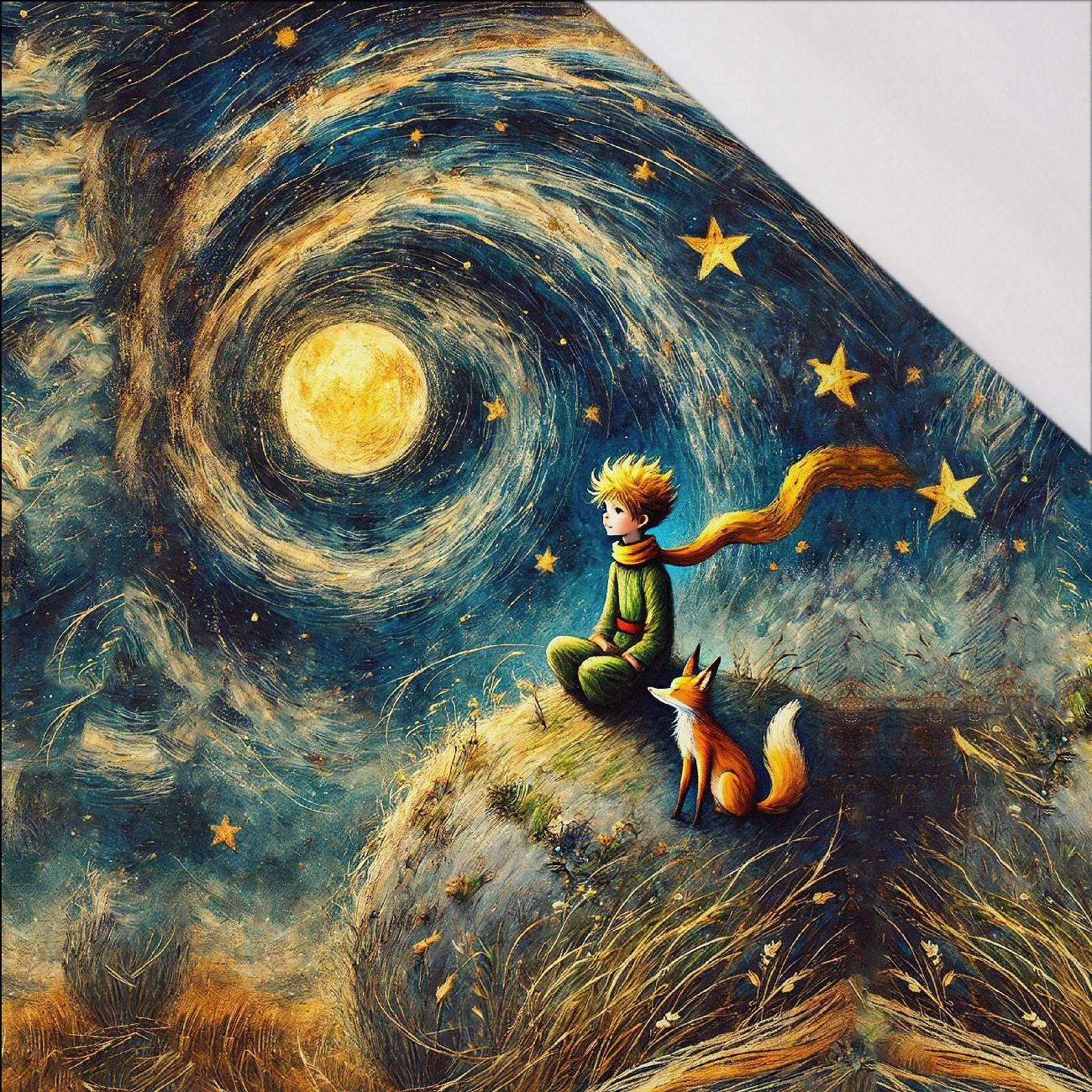 FAIRY WORLD wz.17 - panel (60cm x 50cm) SINGLE JERSEY 