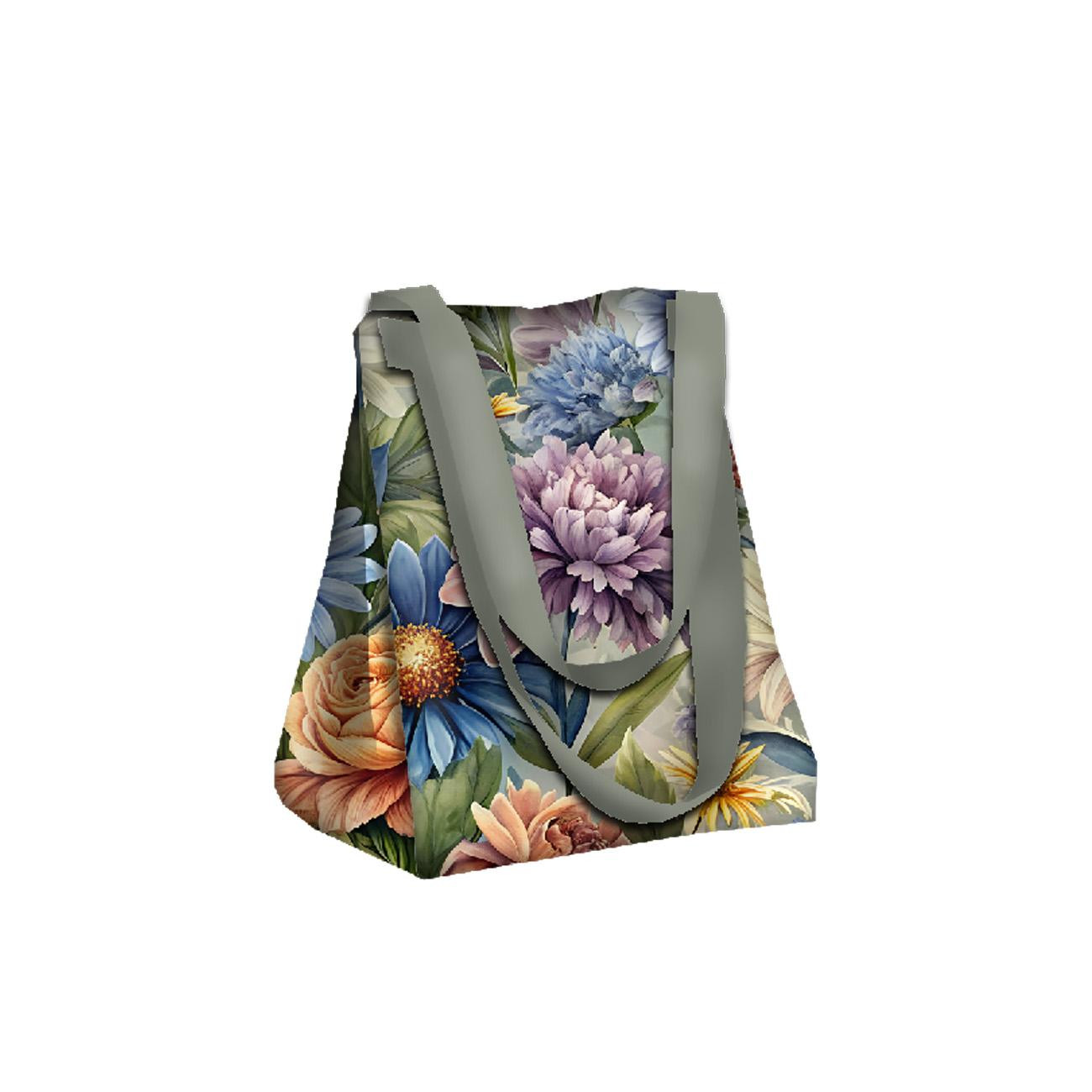 XL Tasche mit Utensilientasche 2 in 1 - FLOWERS M.15 - Nähset