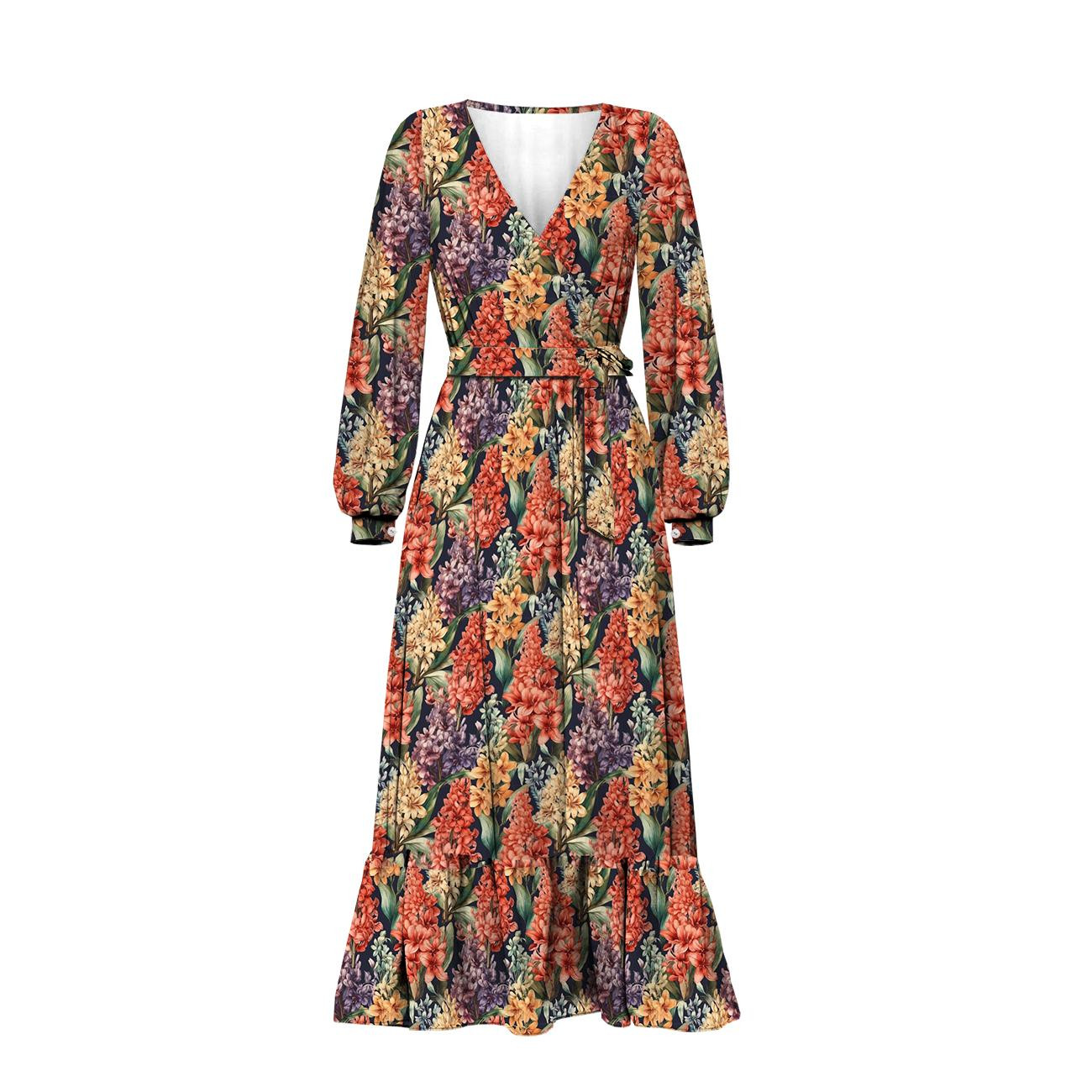 FLOWERS WZ.21 - Wintersweat angeraut mit Elastan ITY