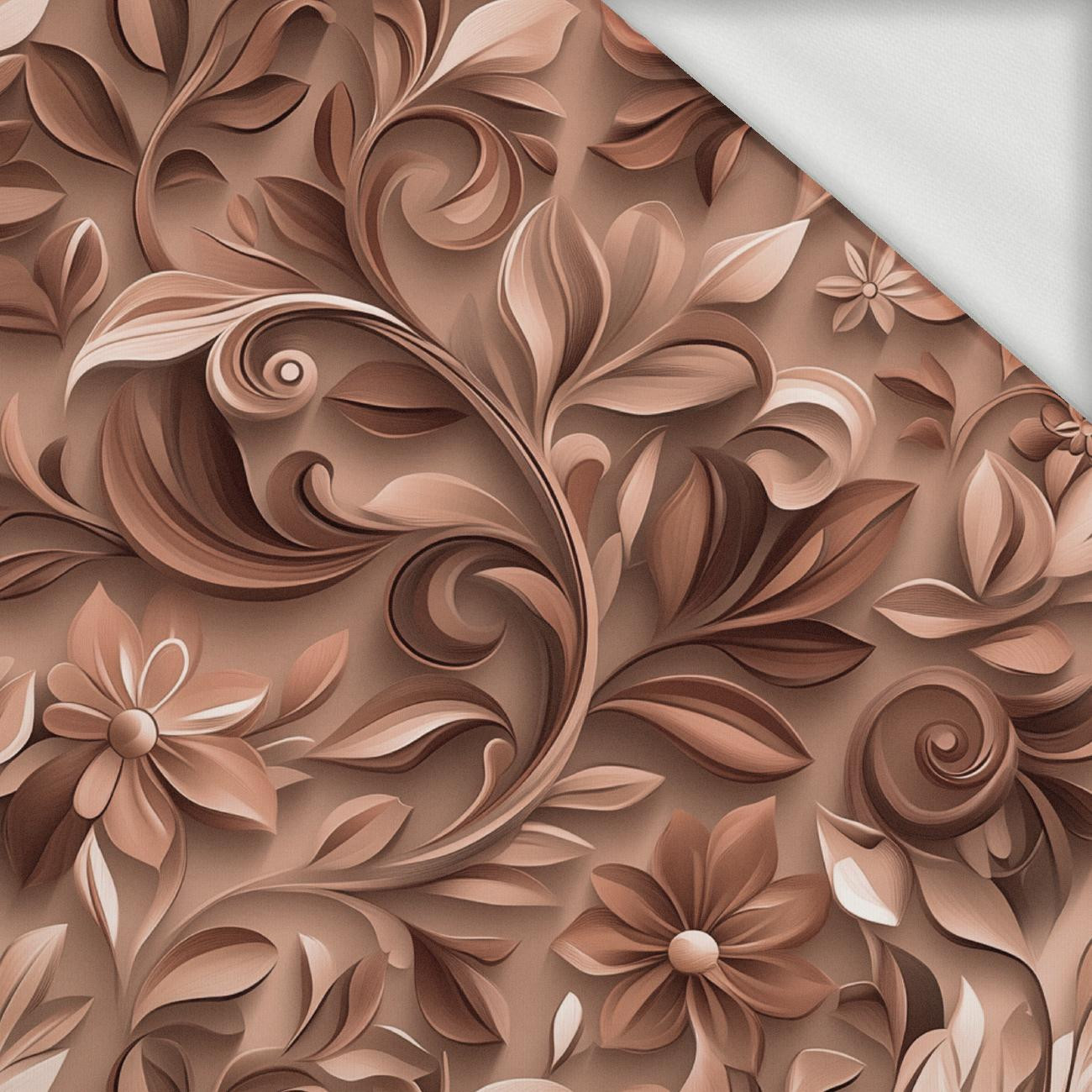 FLOWERS WZ.2/ Mocha Mousse  - Sommersweat