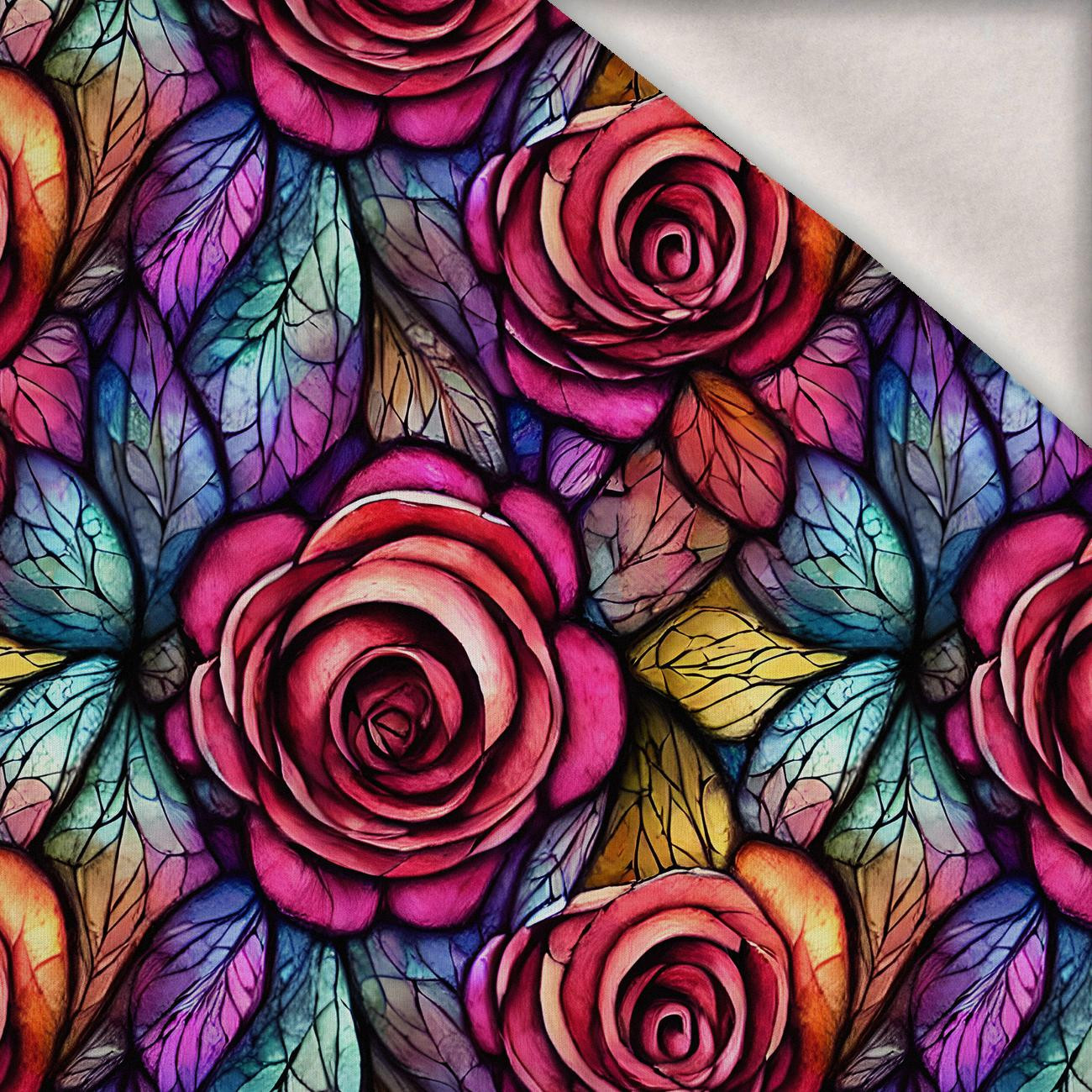 FLOWERS WZ.31 - Wintersweat angeraut mit Elastan ITY