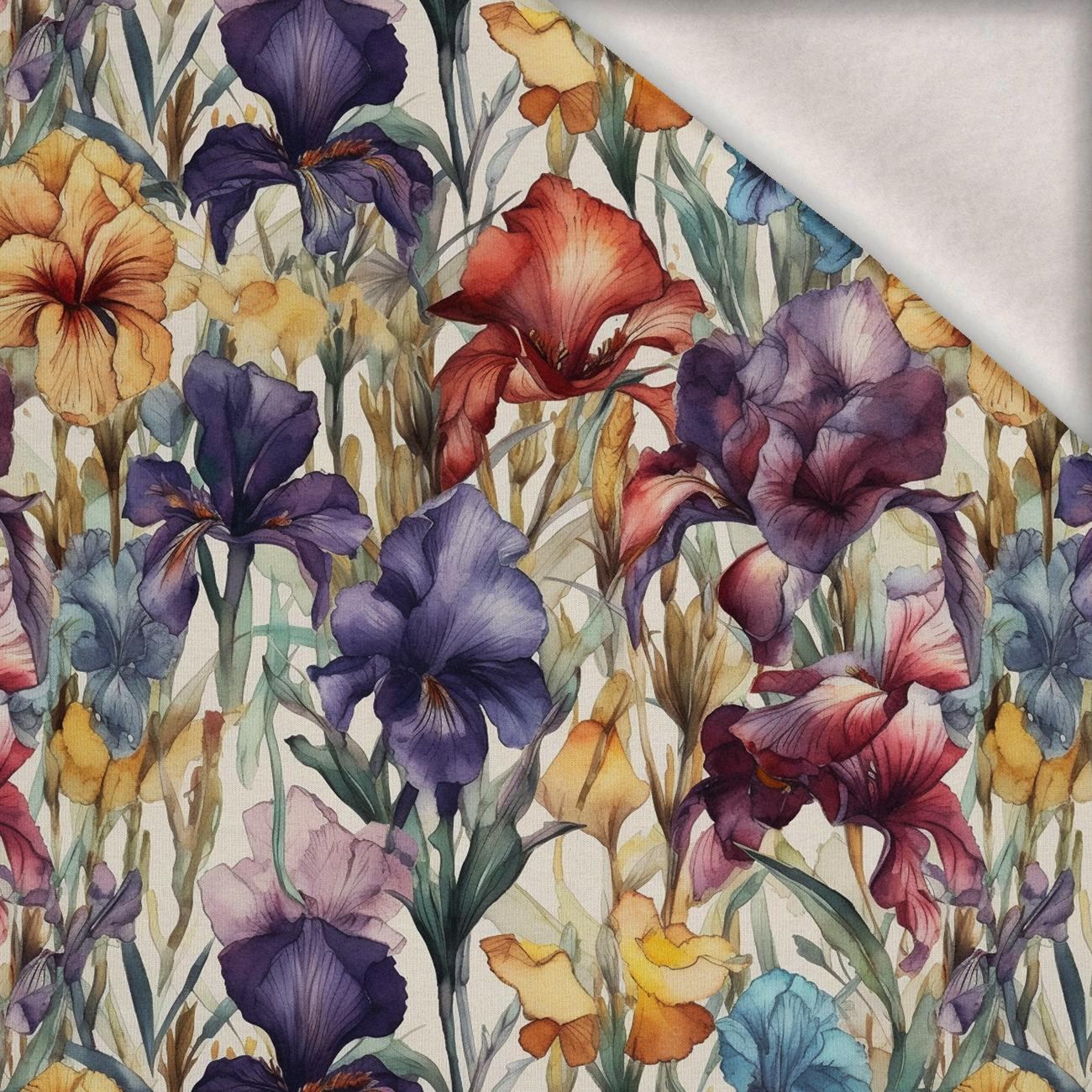 FLOWERS WZ.42 - Wintersweat angeraut mit Elastan ITY