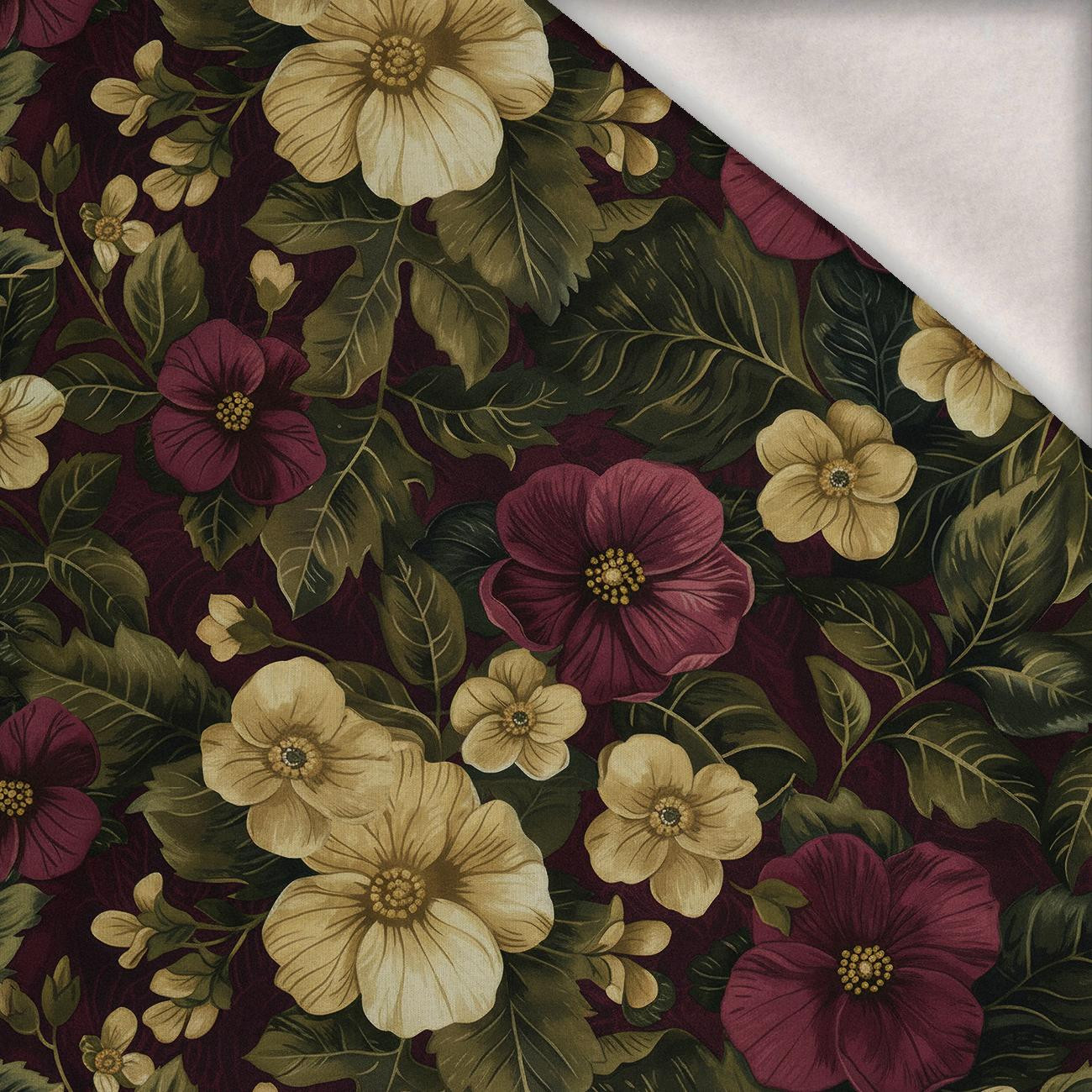 FLOWERS wz.59 - Wintersweat angeraut mit Elastan ITY