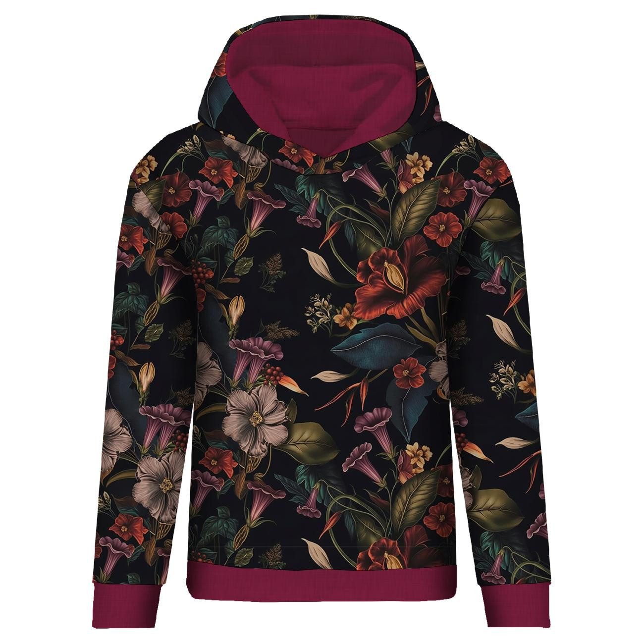 FLOWERS wz.62 - Wintersweat angeraut mit Elastan ITY