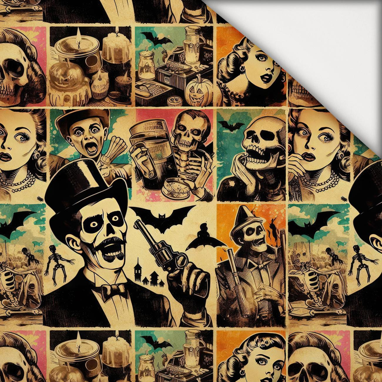 HALLOWEEN WZ. 45 - leichte Maschenware angeraut