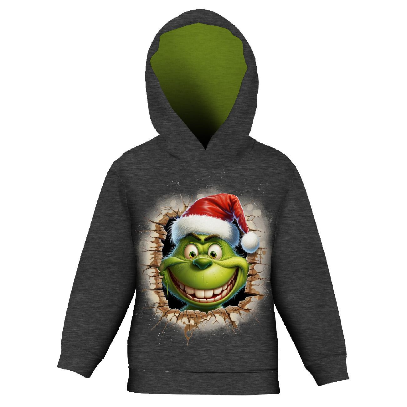 KINDER HOODIE (ALEX) - GREEN CREATURE - Nähset