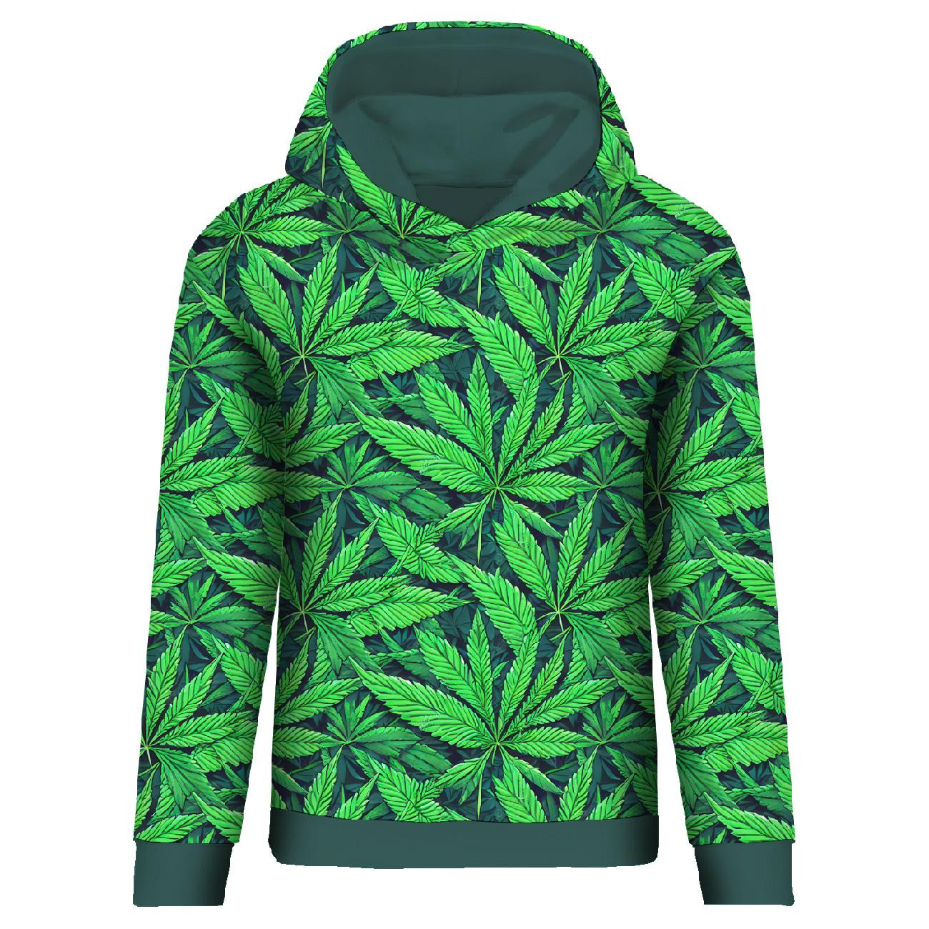 Hemp leaves WZ. 7- Polster- Velours