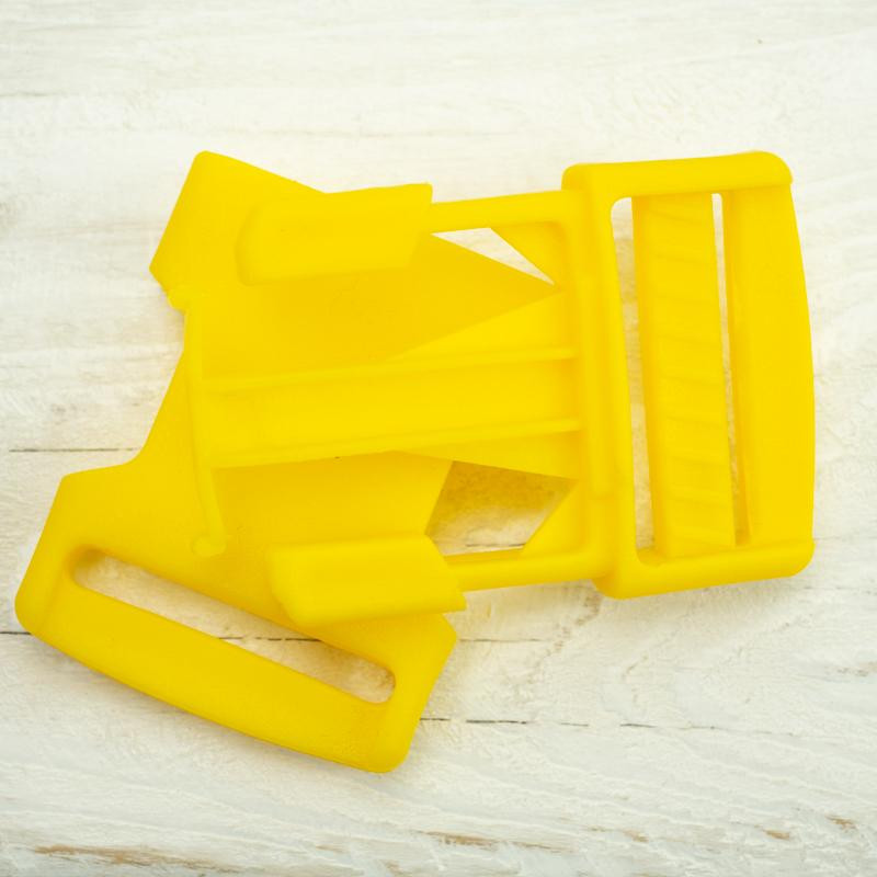 Steckschnalle aus Kunststoff P 30 mm - gelb