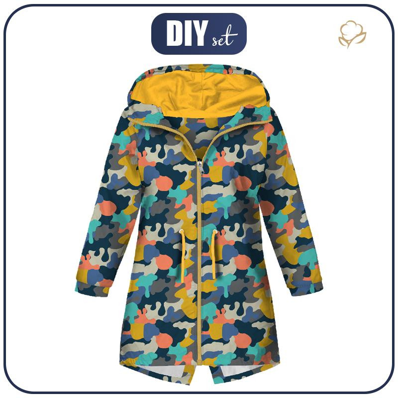 KINDERPARKA (ARIEL) - CAMOUFLAGE BUNT Ms. 2 - Nähset