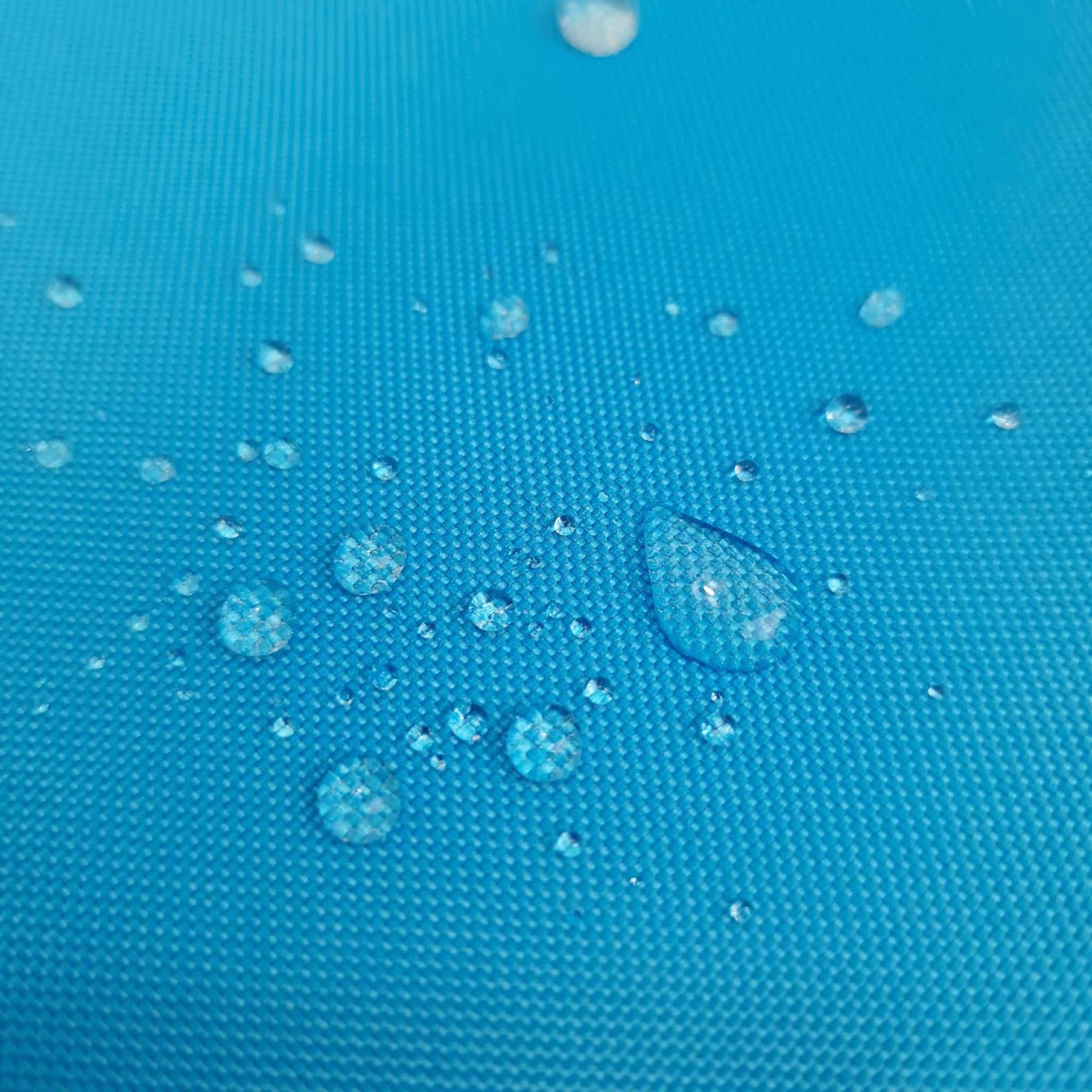 Wasserabweisende Webware - AZURBLAU 