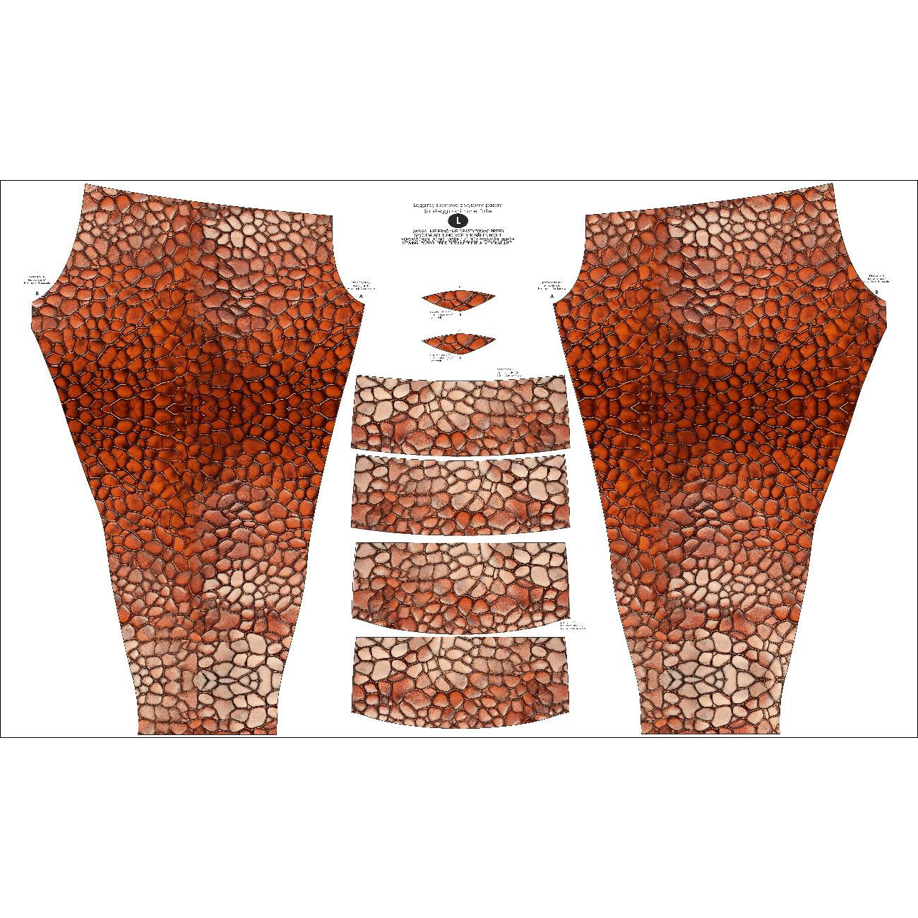 SPORTLEGGINGS - LEATHER PATTERN MS.12 - Nähset