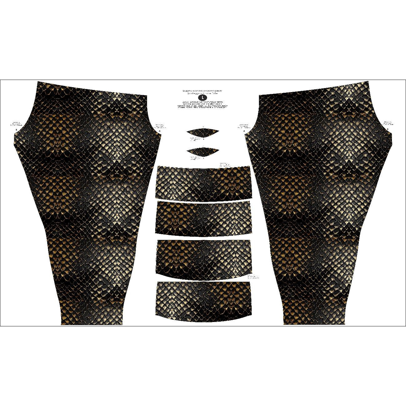 SPORTLEGGINGS - LEATHER PATTERN MS.8 - Nähset