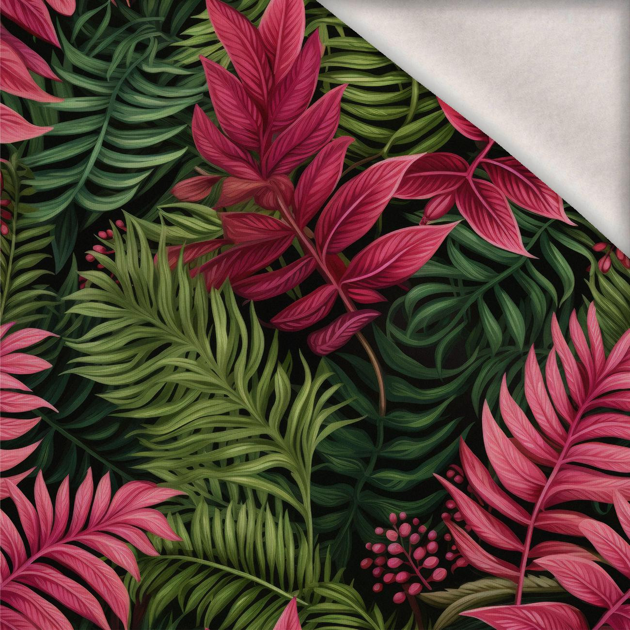 LEAVES AND FERNS WZ. 2 - Wintersweat angeraut mit Elastan ITY