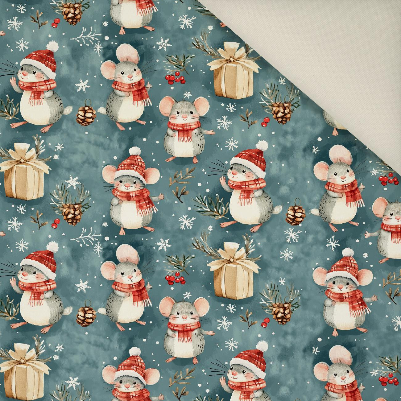 LET IS SNOW wz.9- Polster- Velours