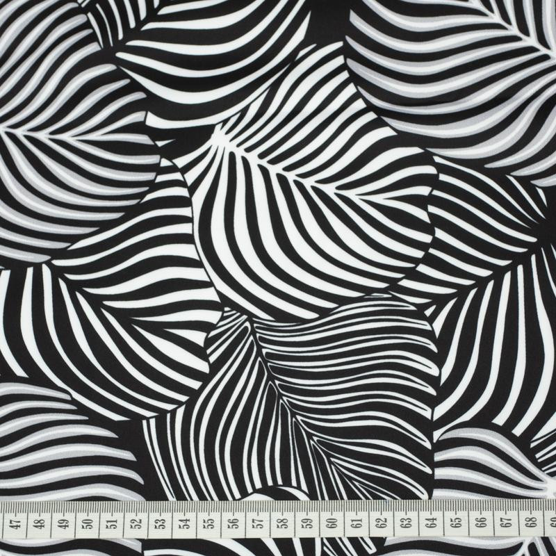 ZEBRA BLÄTTER - Baumwoll Webware