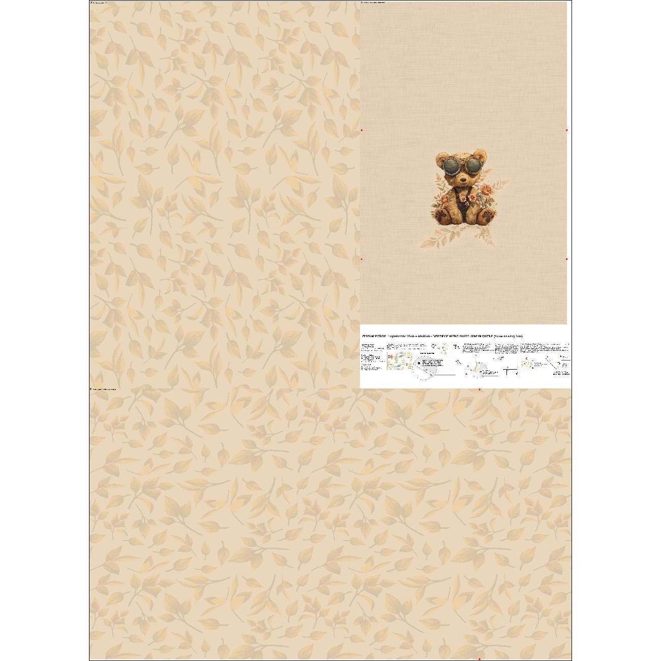 KINDER BETTWÄSCHE - BEAR STEAMPUNK FOREST M. 2 - Nähset