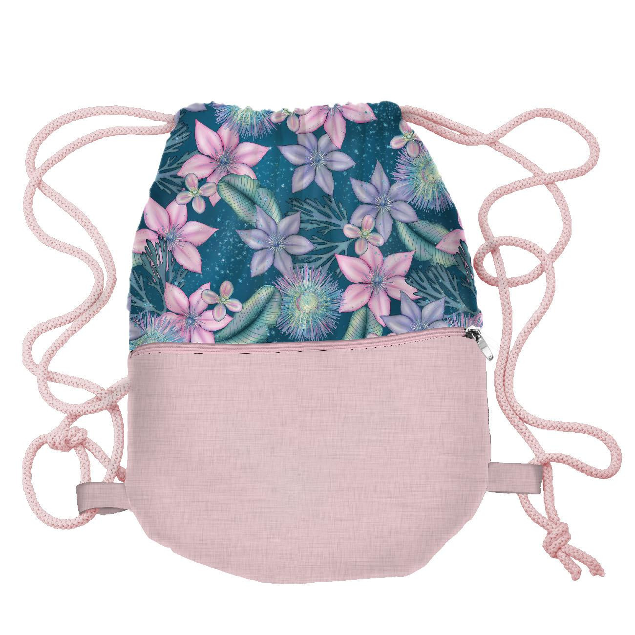 TURNBEUTEL MIT TASCHE - WASSERWELT Ms. 1 / marine - Nähset