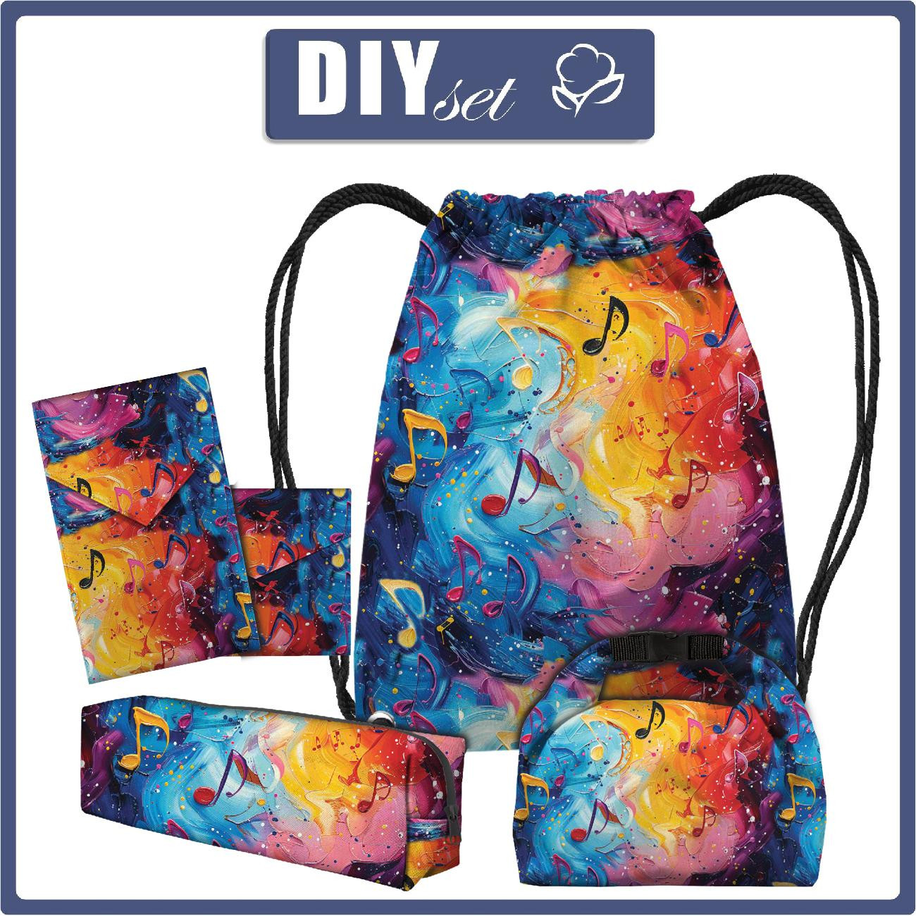 SCHÜLERPAKET - MUSIC NOTES M. 5 - Nähset