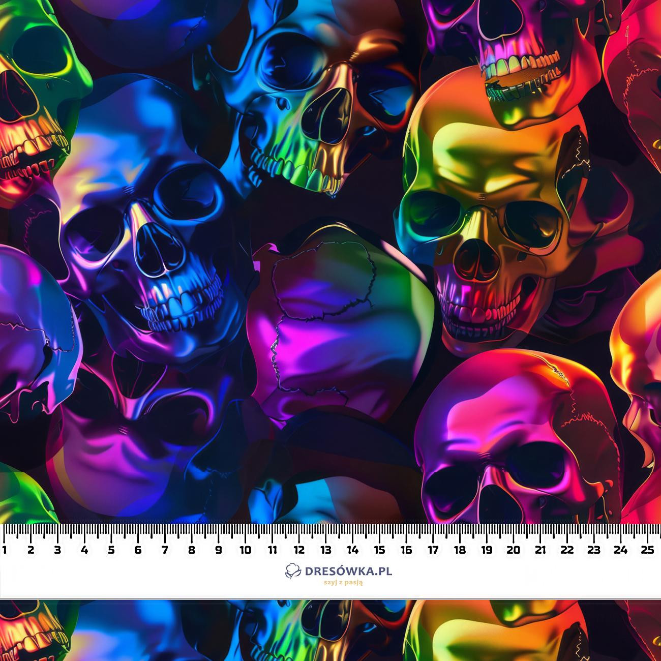 NEON SKULL WZ.1 - Thermo lycra