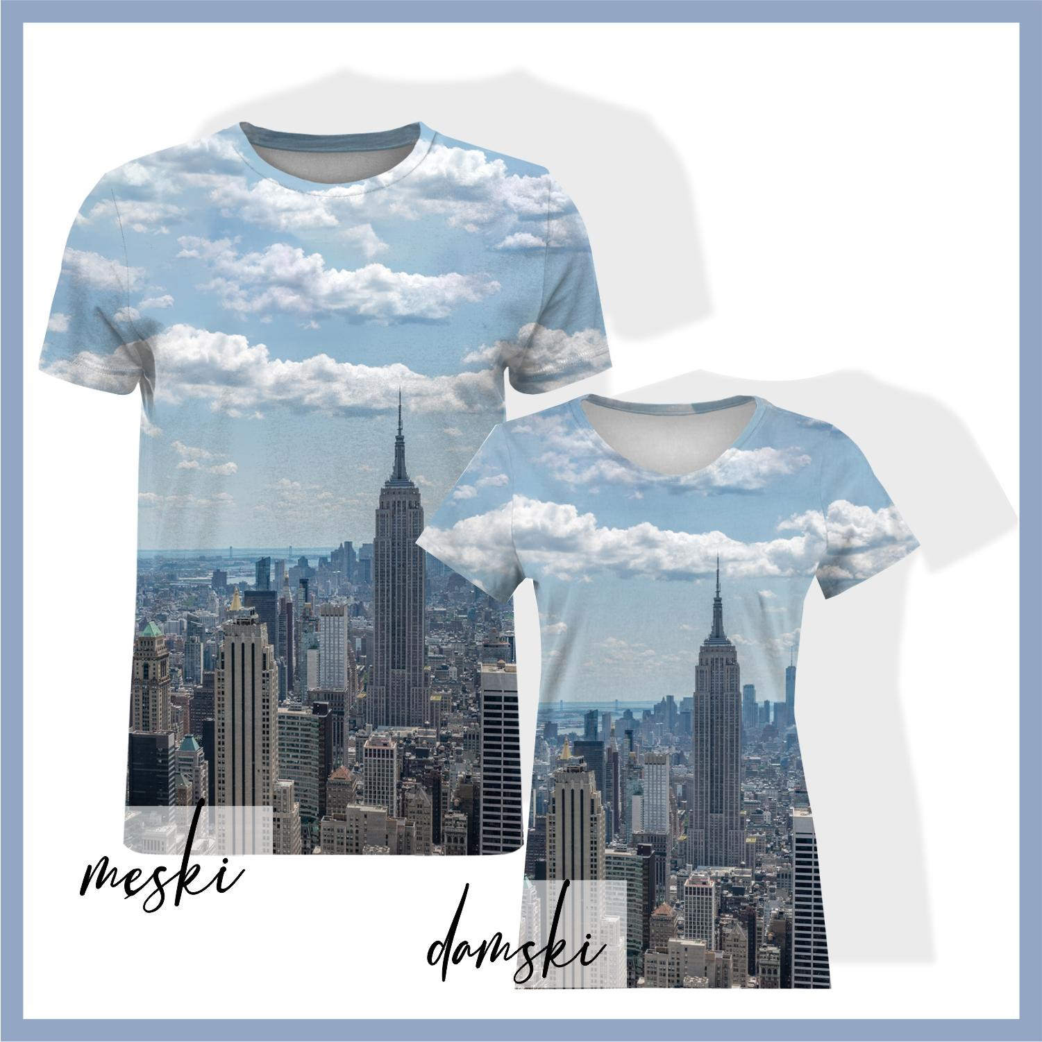 HERREN T-SHIRT - NEW YORK - Single Jersey