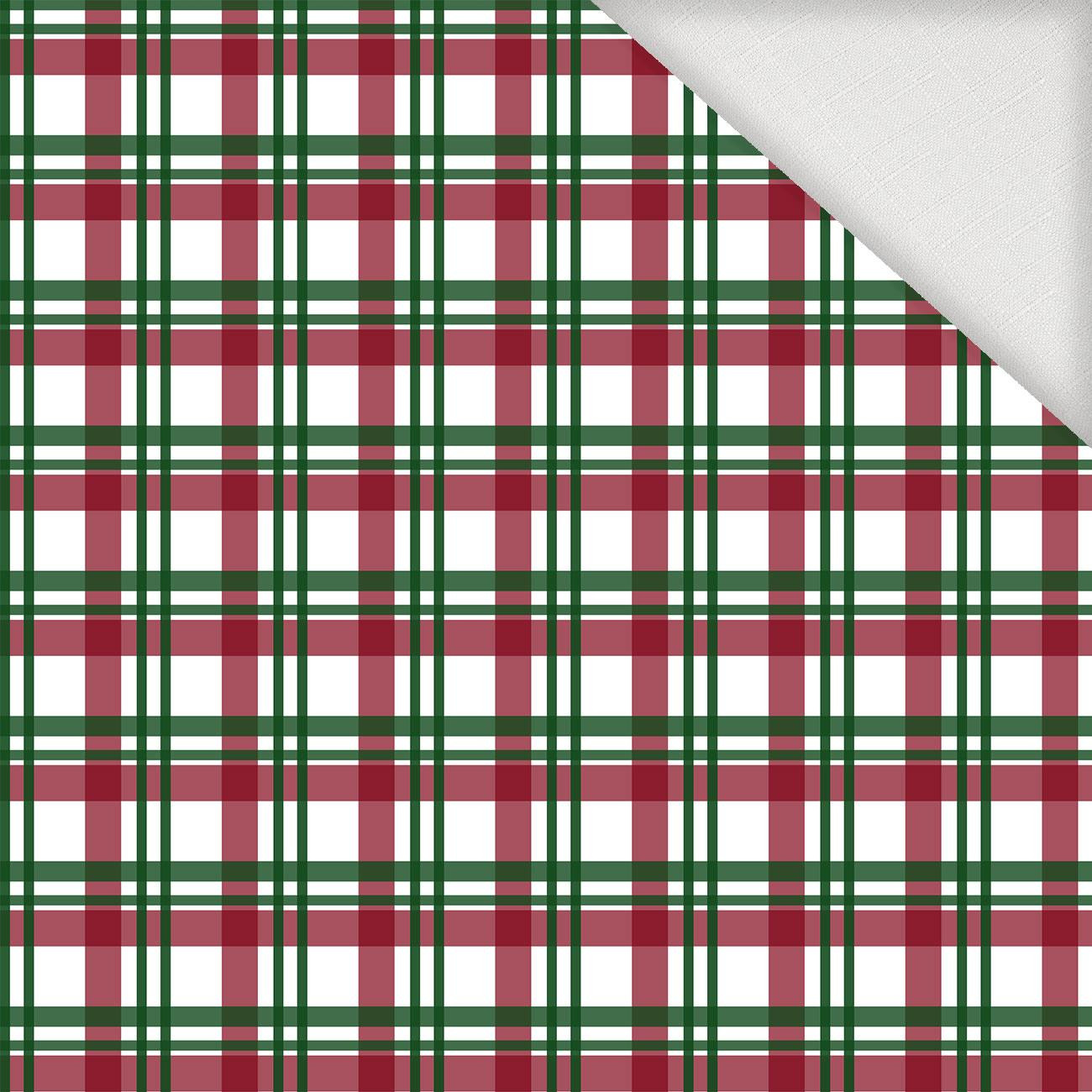 KARO MS. 1 / rot - Webware für Tischdecken