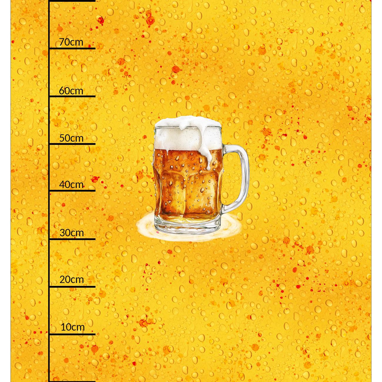 OKTOBERFEST BEER WZ.1 - panel (75cm x 80cm)  Hydrophober angerauter Wintersweat