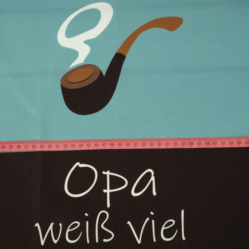 OPA WEIß VIEL - Paneel Wasserabweisende Webware DE