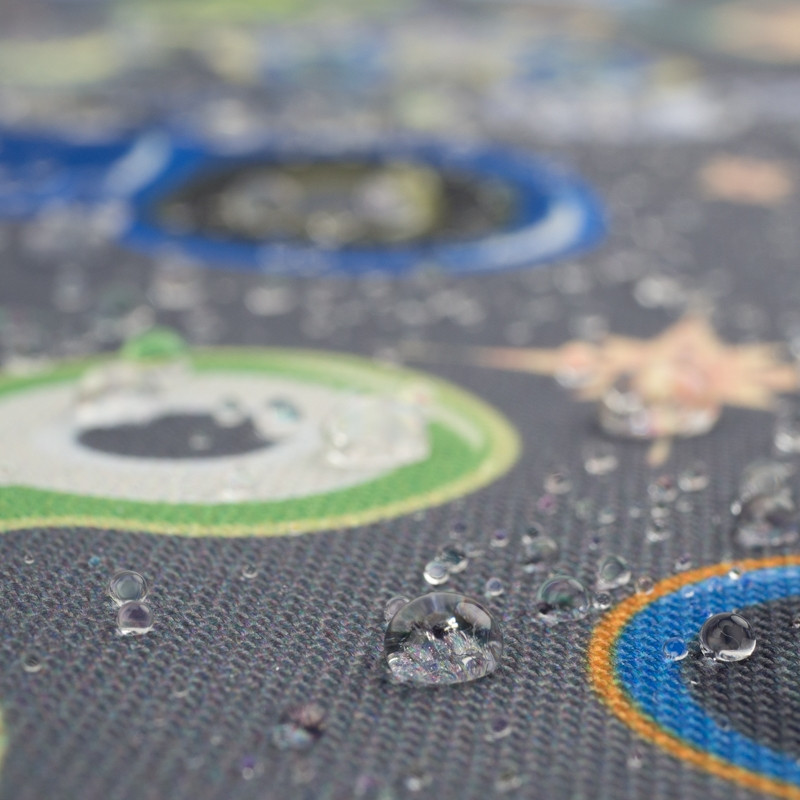 SPINNERS / grau - Wasserabweisende Webware