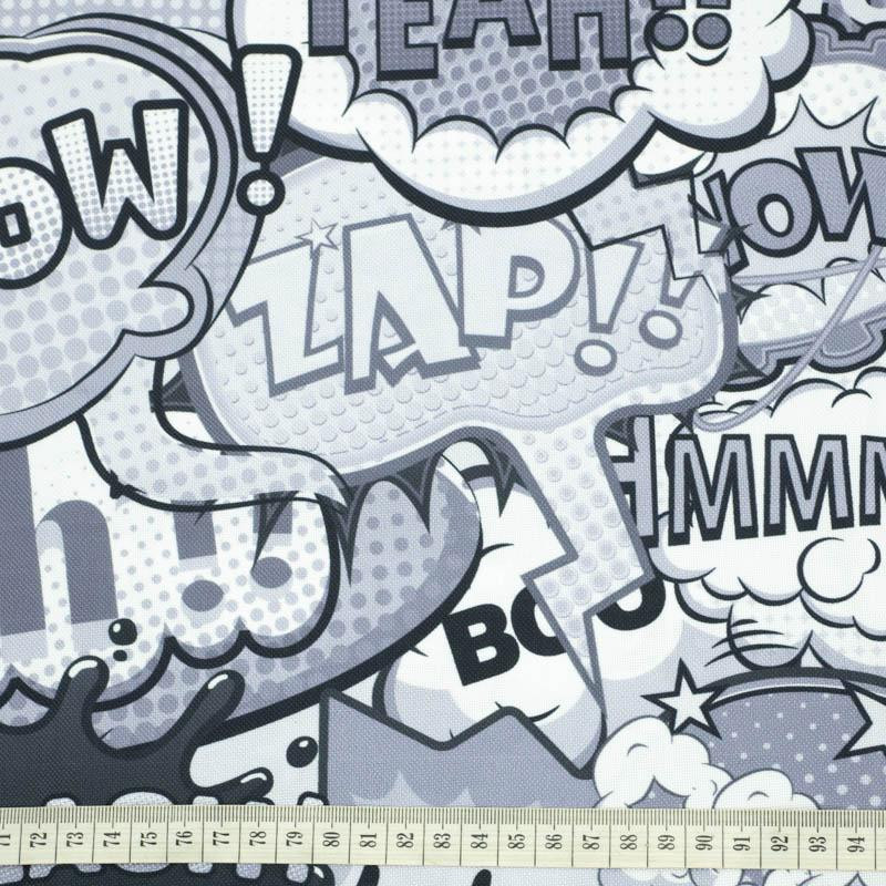 COMICS (schwarz-weiß) - Wasserabweisende Webware