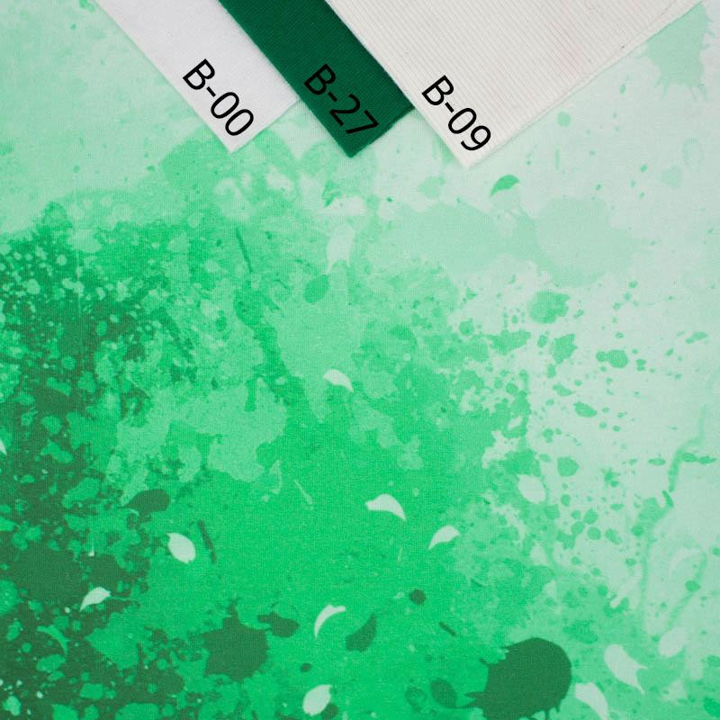 KLECKSE (grün) - Paneel Sommersweat 