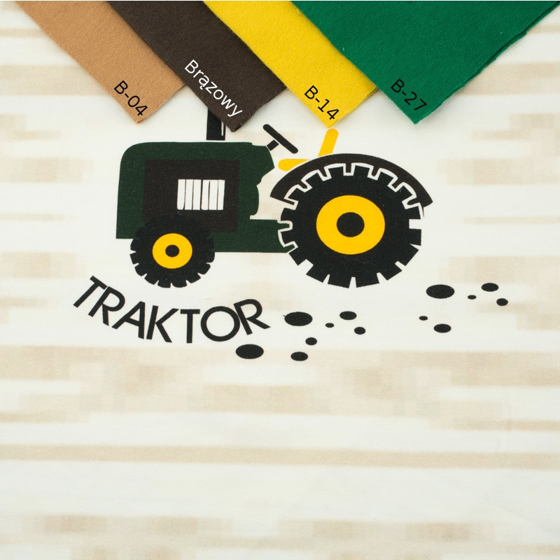 TRAKTOR GRÜN - Paneel Sommersweat 