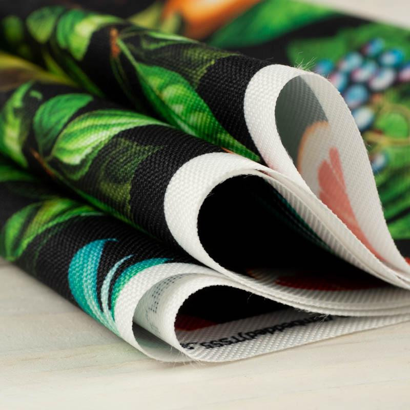 PARADIESFRÜCHTE ms. 1 (PARADIESGARTEN)  - Wasserabweisende Webware