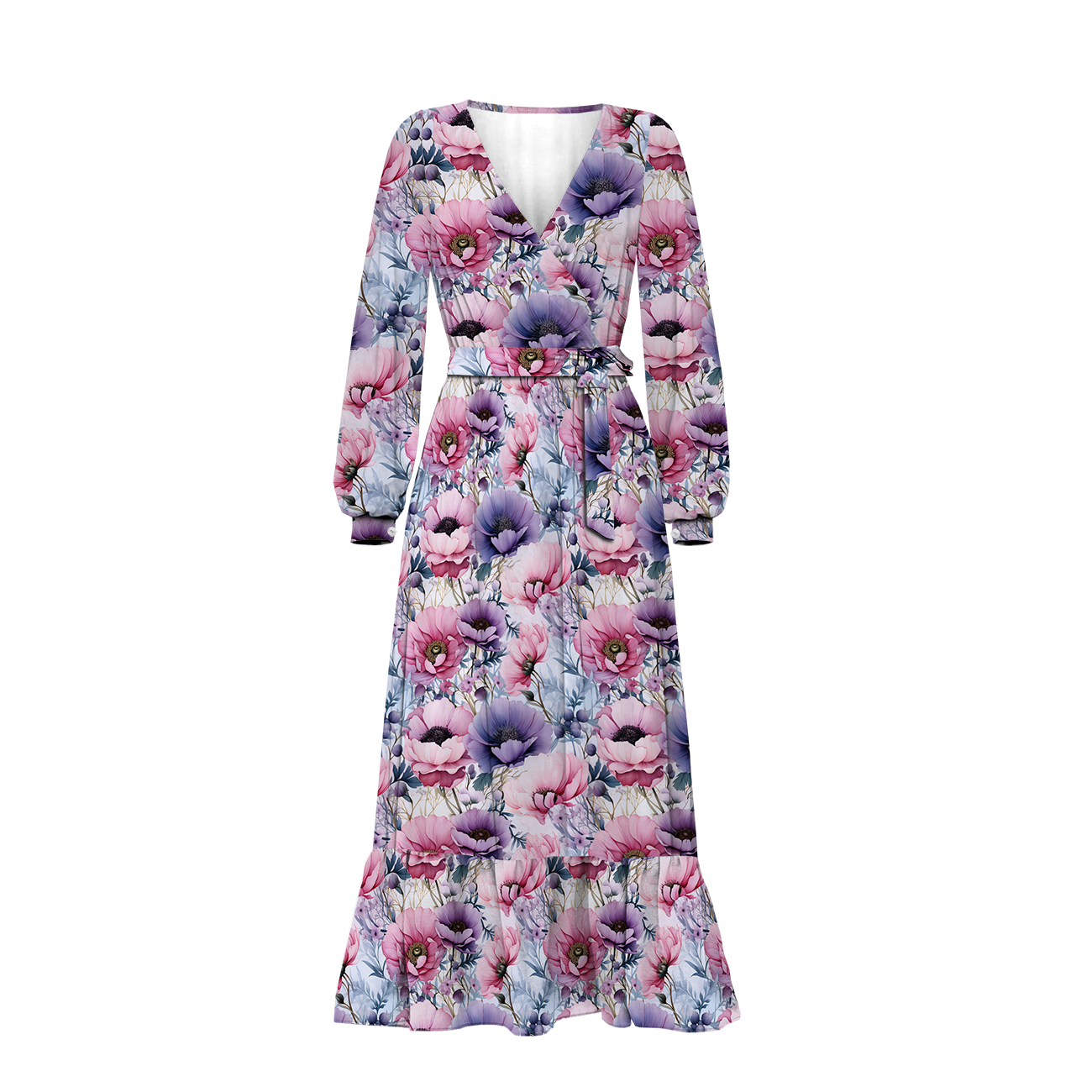 PASTEL FLOWERS WZ.17 - Baumwoll Musselin