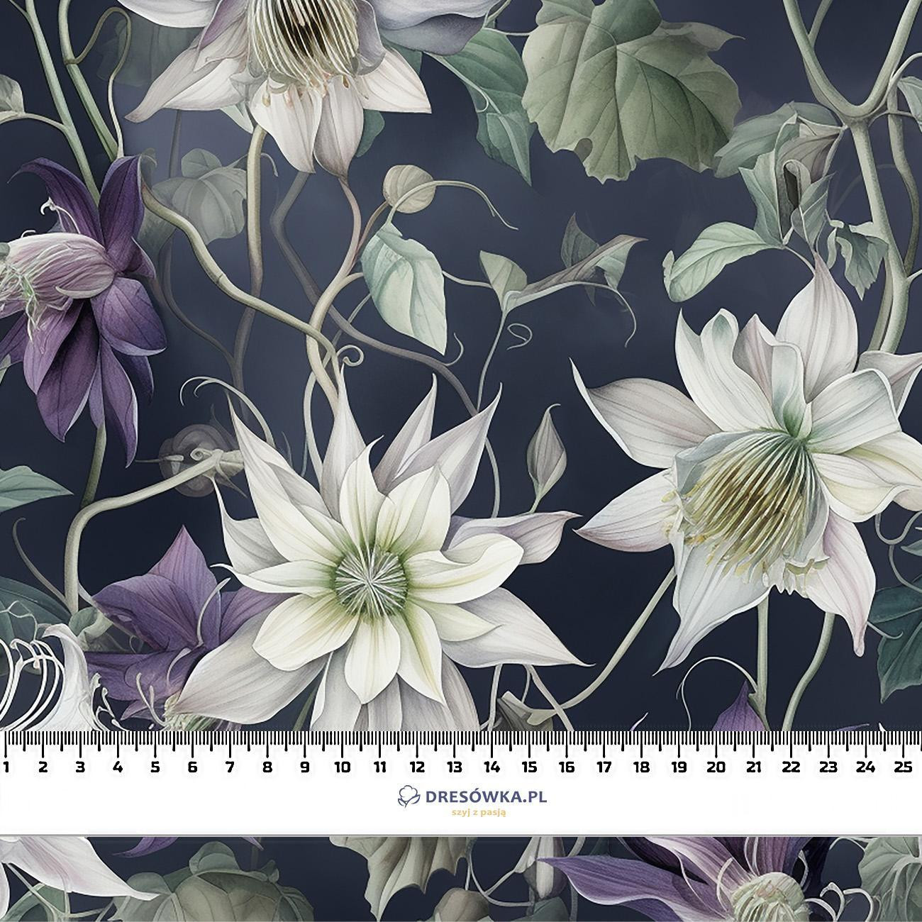 PASTEL FLOWERS WZ.6- Slub Weave