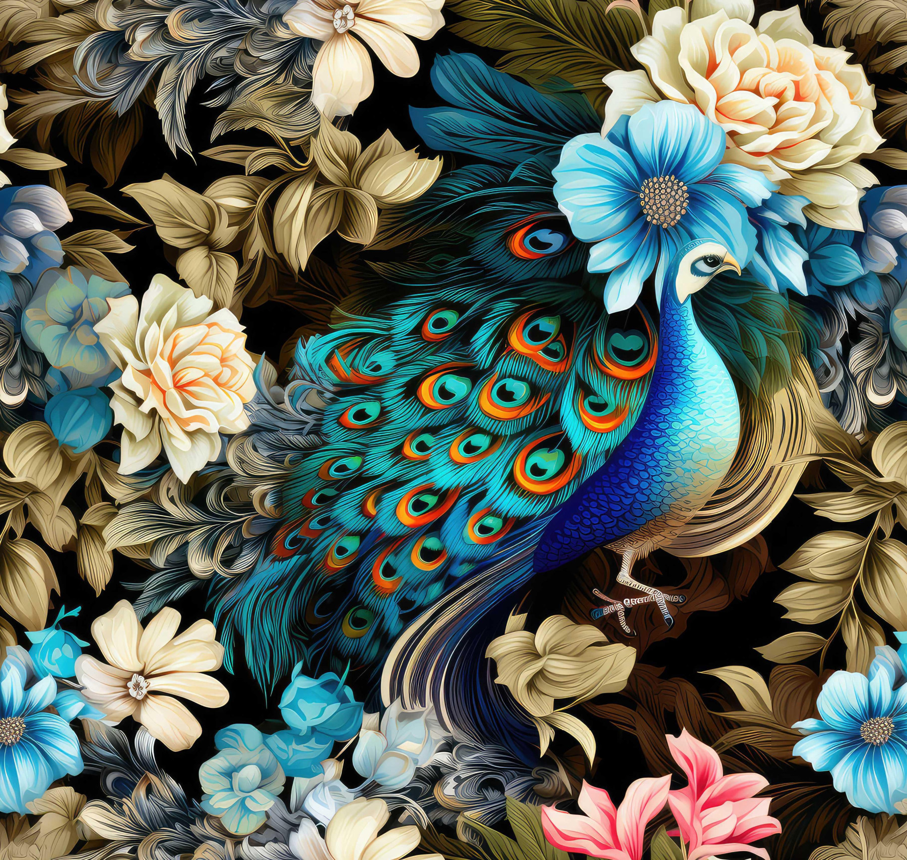 Botanical garden wz.3- Polster- Velours