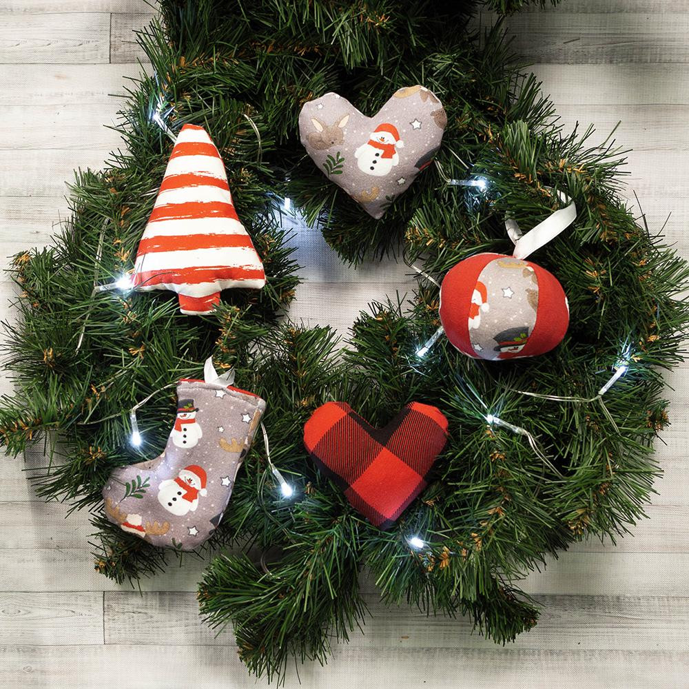 Winterbeutel  + Papiermuster für Weihnachtsdekorationen 