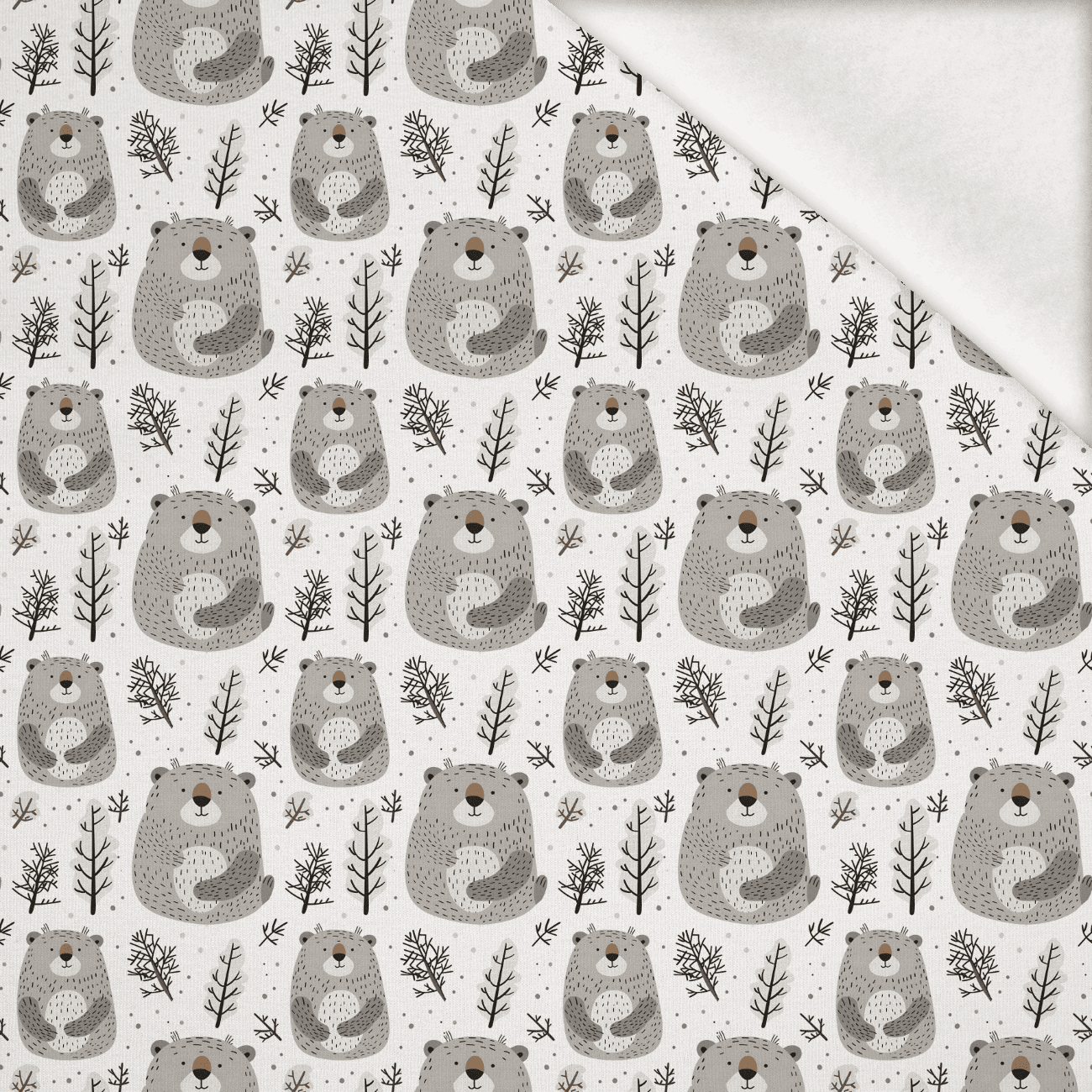 LET IS SNOW wz.3 - Wintersweat angeraut mit Elastan ITY