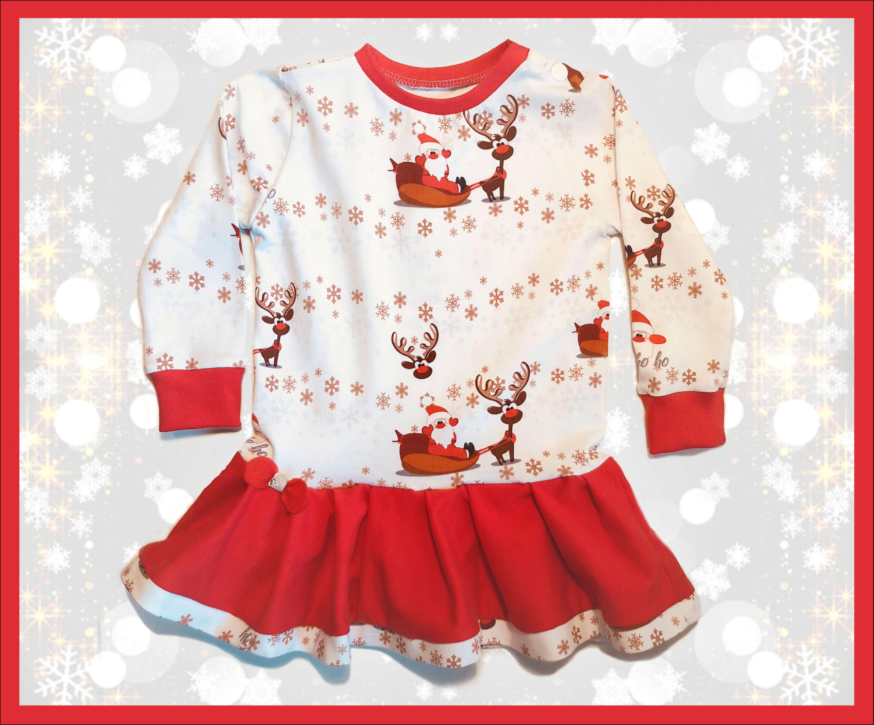 NIKOLAUS-GESPANN / weiß -  Sommersweat