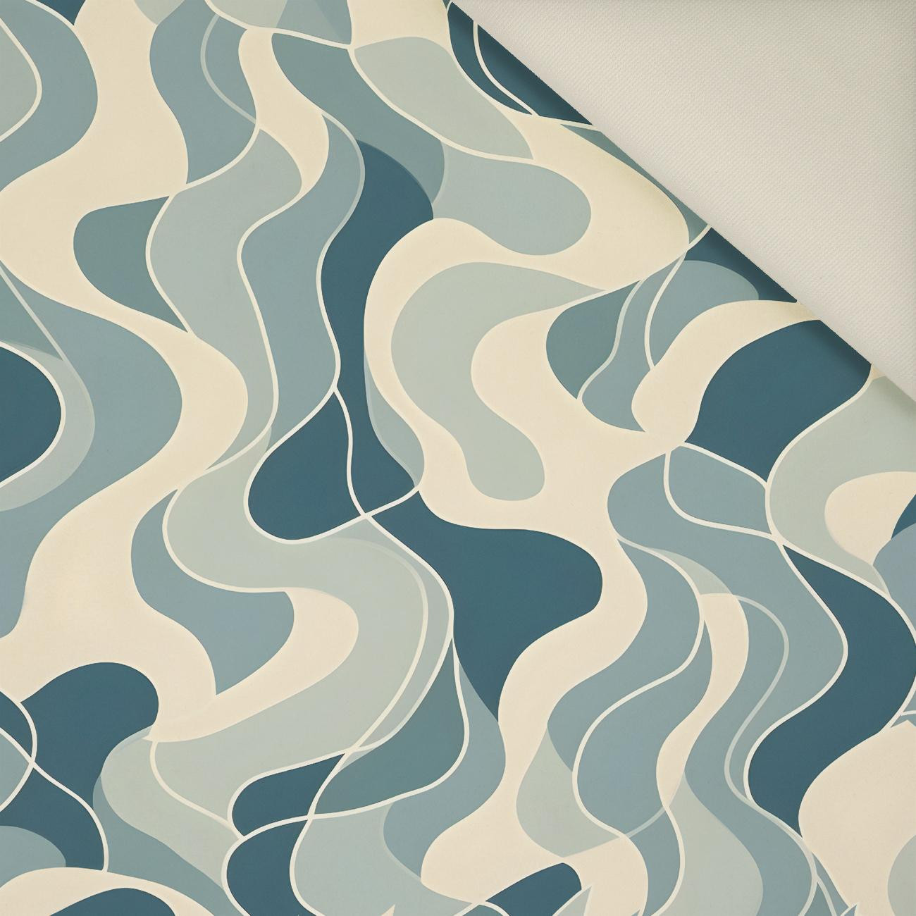 RETRO FLORAL- Polster- Velours