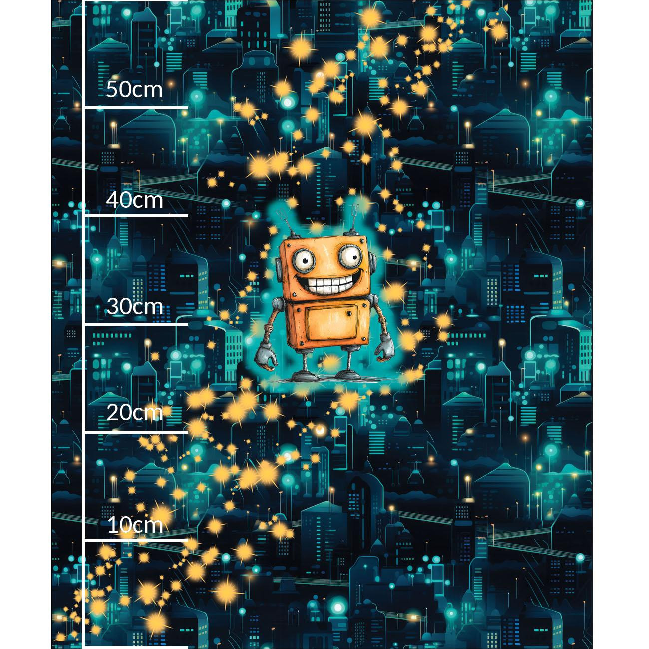 ROBOT wz.12 - Paneel (60cm x 50cm)- Single Jersey mit Elastan ITY
