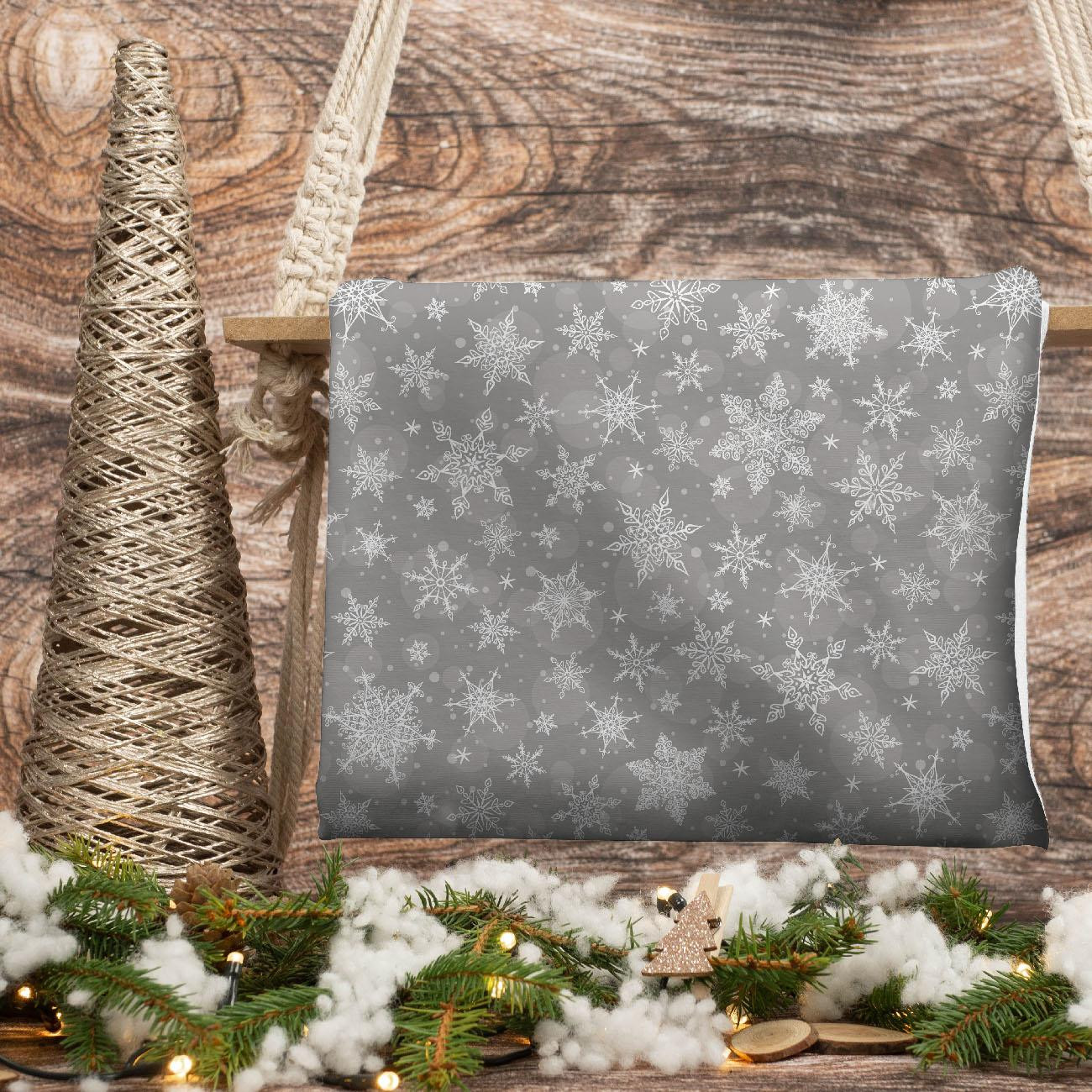 SCHNEEFLOCKEN MST. 2 / ACID WASH Grau - Sommersweat