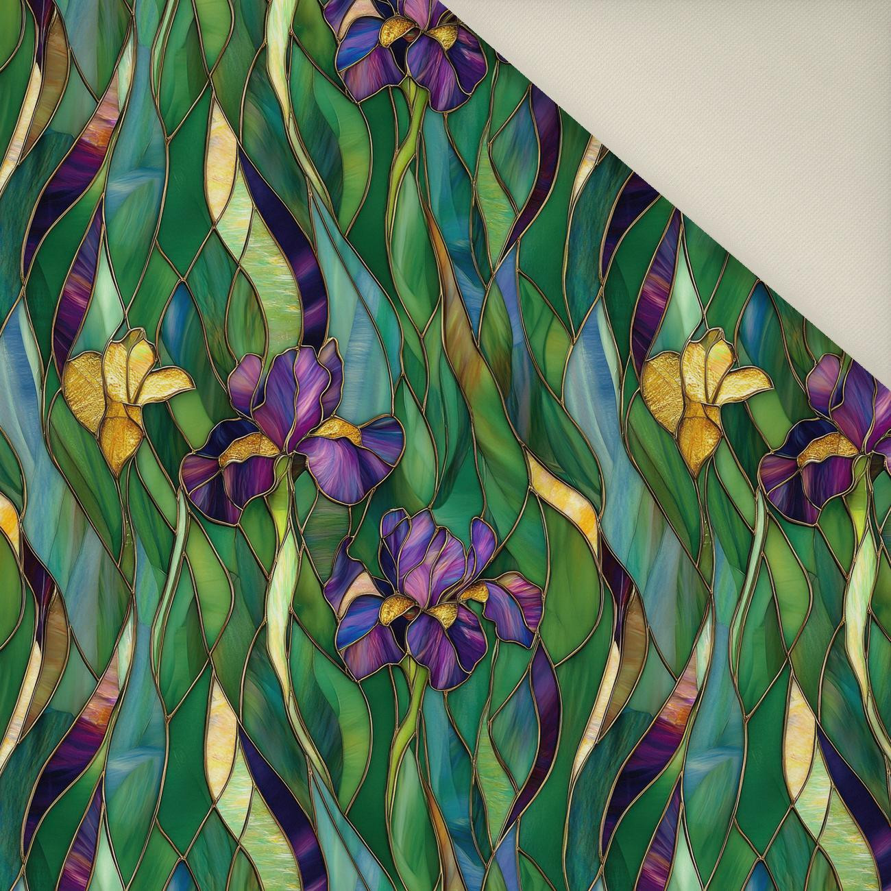 50cm STAINED GLASS WZ. 12- Polster- Velours