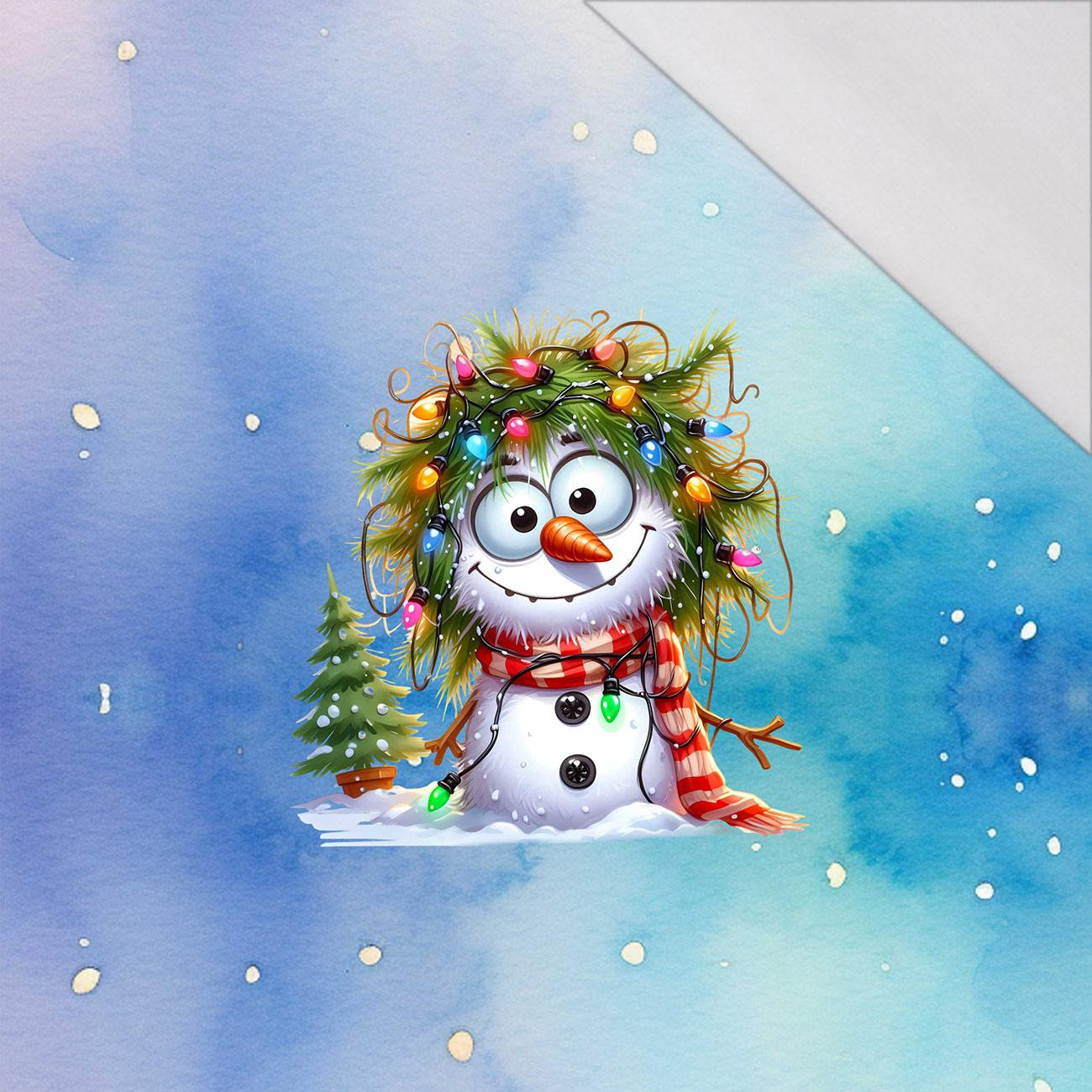 Christmas animal wz. 8 - panel (60cm x 50cm) SINGLE JERSEY 