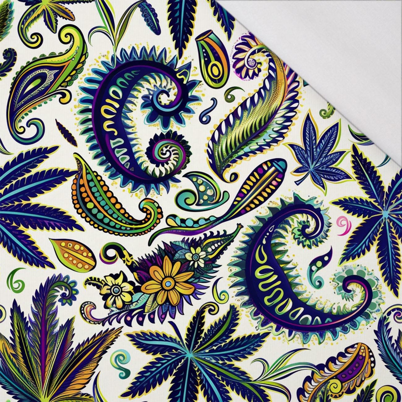 Hemp leaves WZ. 4 - Single Jersey