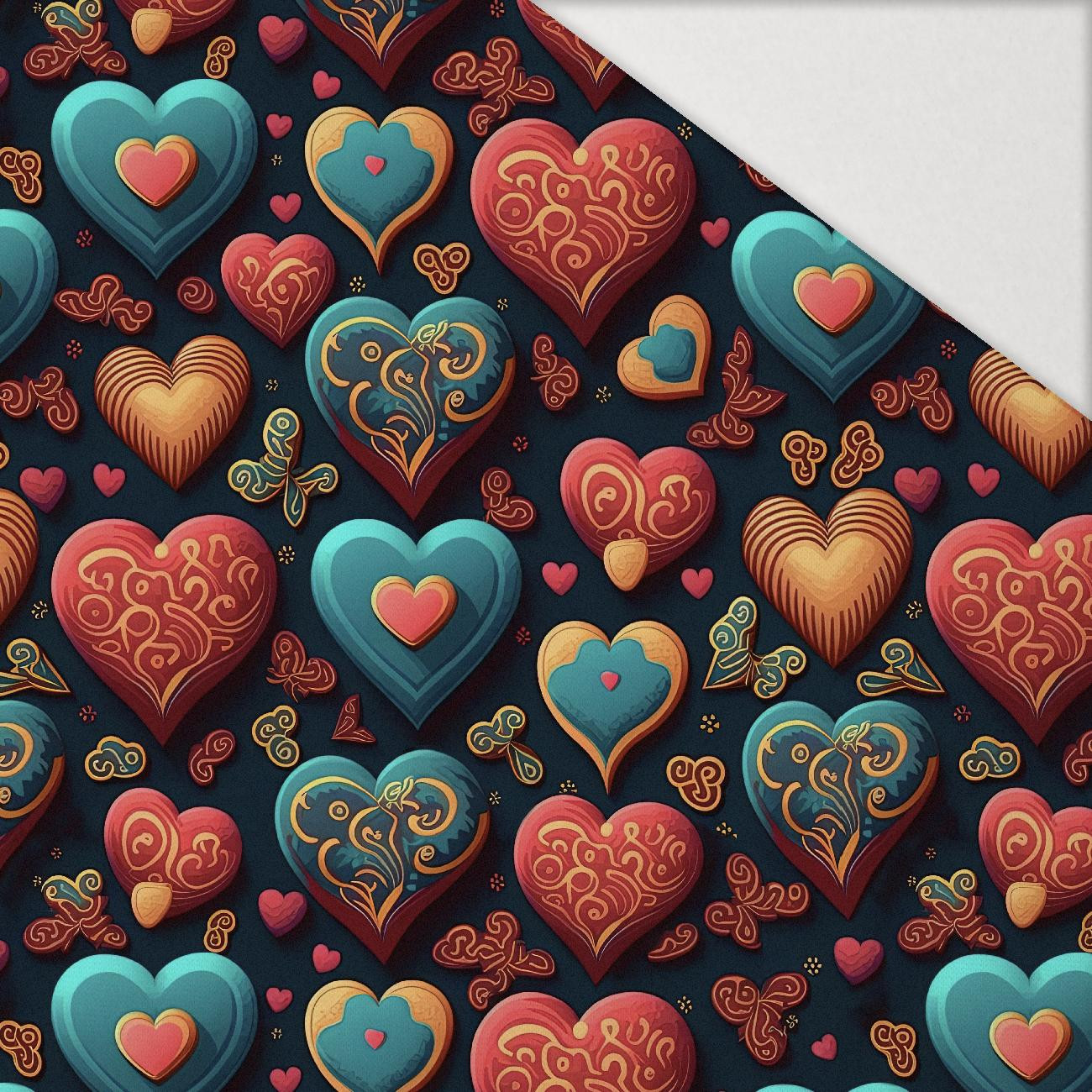 VALENTINE'S DAY 8 - Wintersweat angeraut mit Elastan ITY