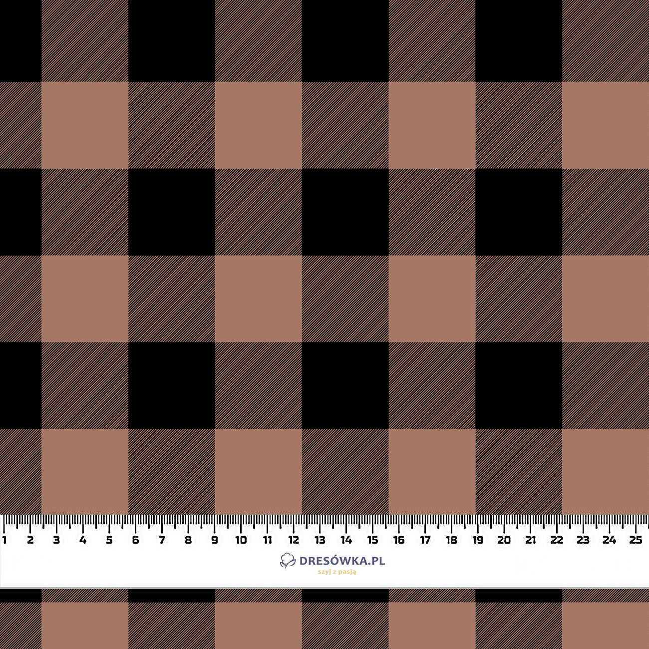 KARO VICHY/ Mocha Mousse  - Thermo lycra