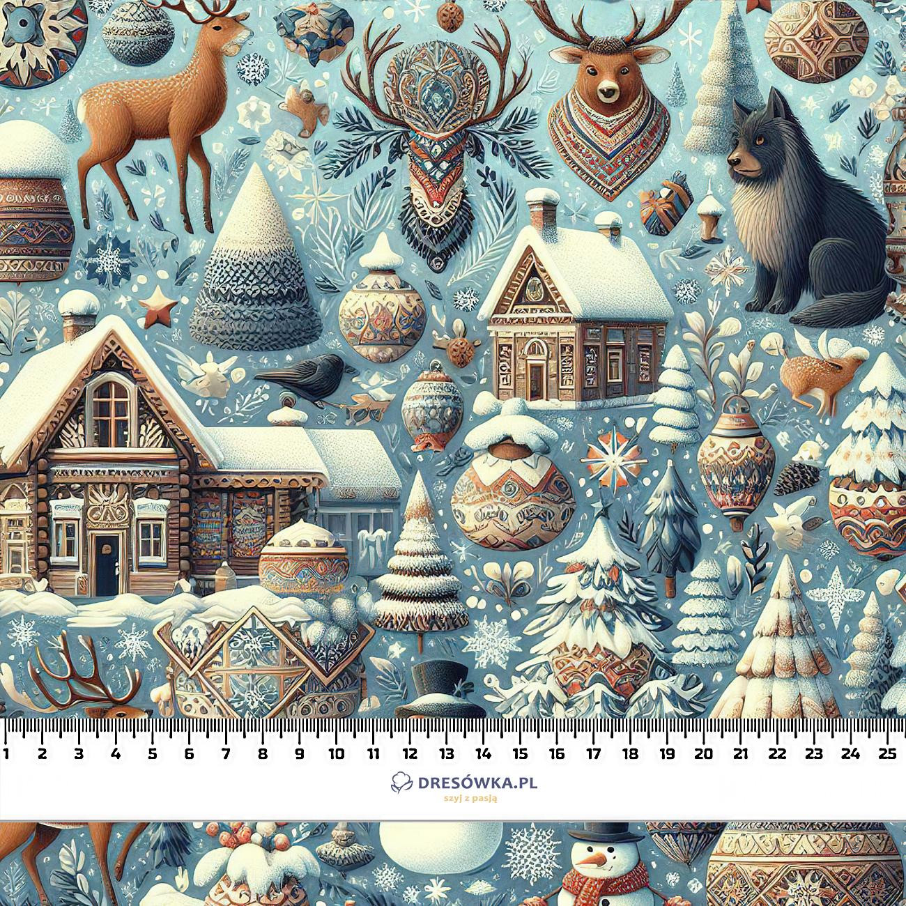 Vintage Christmas wz.21 - Baumwoll Webware